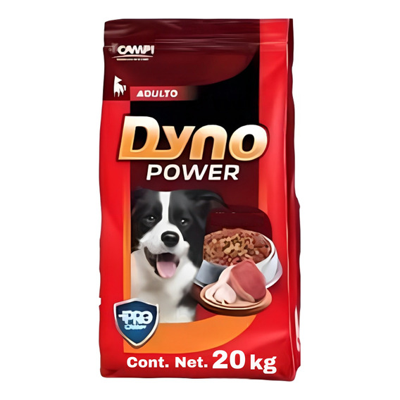 Alimento Seco Para Perro Dyno Power Adulto En Bolsa De 20kg