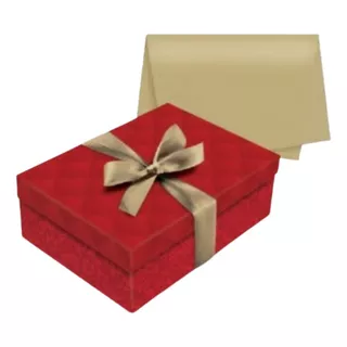 Caja Carton, Regalo, Box Completo Cinta Y Papel Seda