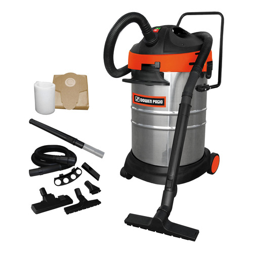 Aspiradora Polvo Liquido 40l 1400 W Dowen Pagio 9994622 Color Naranja