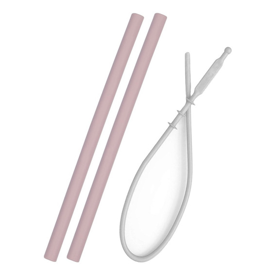 Sorbete De Silicona Minikoioi Flexi Straws X2 Bebe + Cepillo