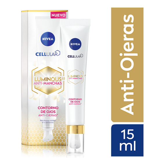 Contorno De Ojos Antiojeras Luminous Antimanchas 15ml