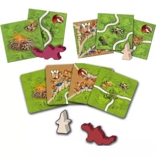 Carcassonne A Princesa e o Dragão Expansão Jogo de Tabuleiro