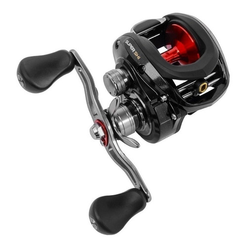 Reel rotativo Marine Sports Brisa BG Super derecho color negro