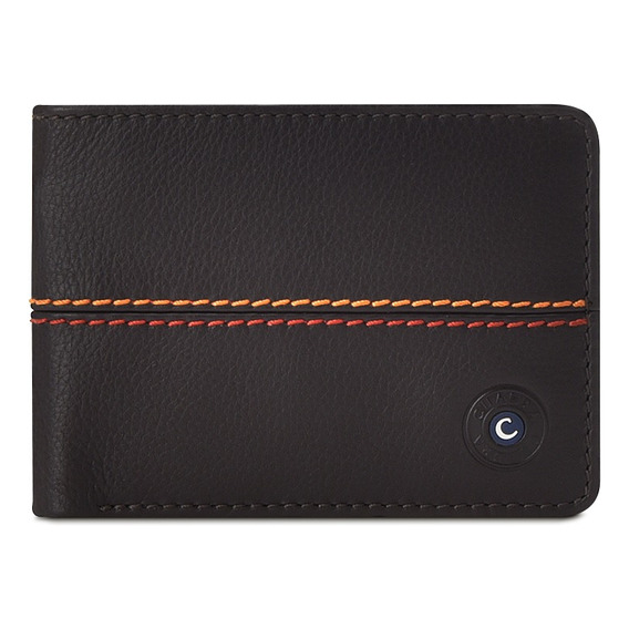 Cuadra B4783RS billetera marrón masculina sin monedero