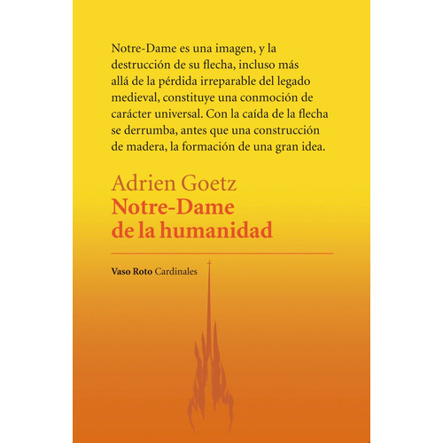Notre-dame De La Humanidad, De Goetz, Adrien. Editorial Vaso Roto Ediciones, Tapa Blanda En Español
