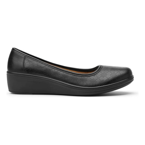 Zapato Dama Flexi 45602 Balerina Flats Piel Confort Negro