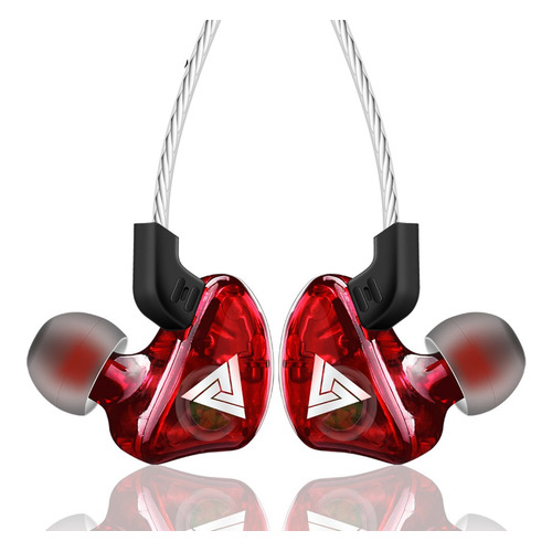 Audífonos in-ear QKZ CK5 rojo