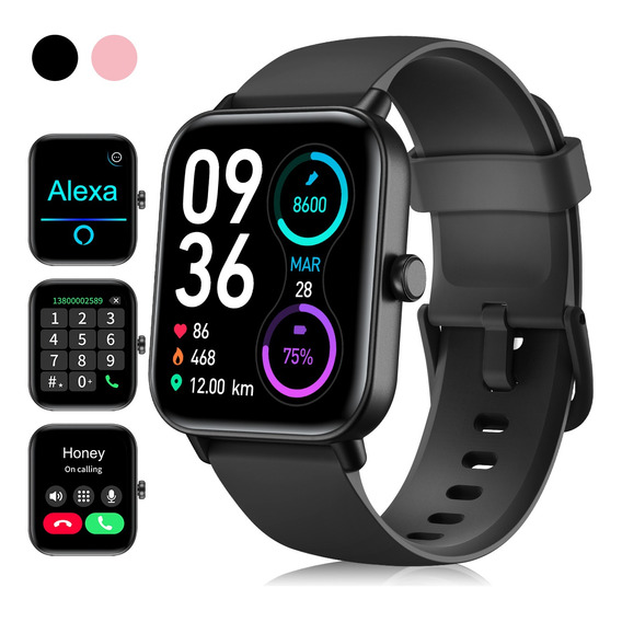 1.8'' Reloj Inteligente Smartwatch Bluetooth Llamada Alexa