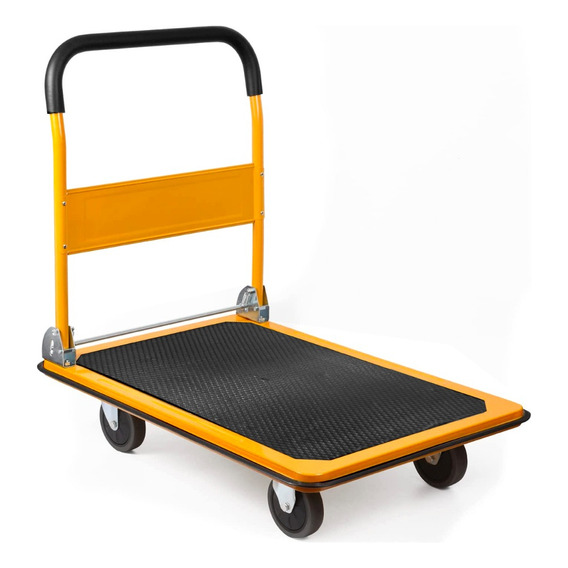 Carro Plataforma Transportador Plegable De Acero 150kg