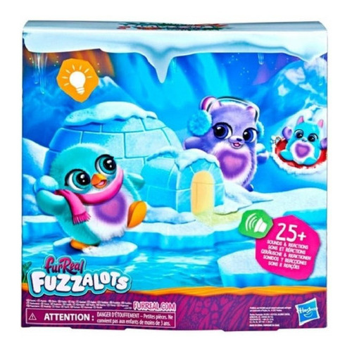 Fur Real Fuzzalots Arctic Pack Cambia De Color Color Celeste