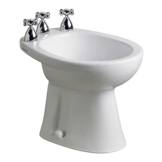 Bidet 3 Agujeros Sanitarios Ferrum Andina Blanco Bea3