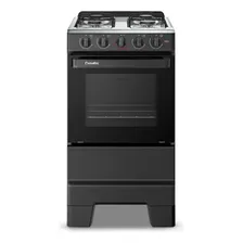 Fogão a Gás Mesa Inox e Forno 50L Limpa Fácil Esmaltec IDEAL POP F4ISP Cor Preto 4 bocas