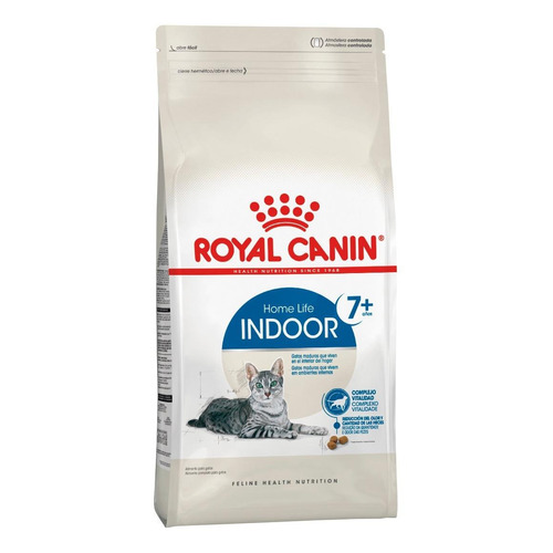 Alimento Royal Canin Feline Health Nutrition Indoor 7+ para gato senior todos los tamaños sabor mix en bolsa de 7.5kg