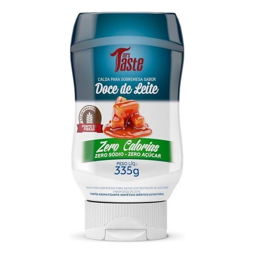 Salsa de dulce de leche Mrs. Taste Zero Azúcar sin TACC en frasco 335 g