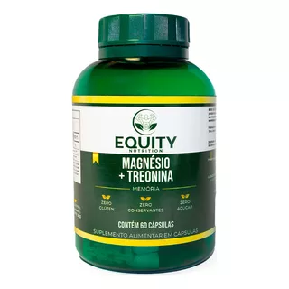 Magnésio + Treonina Memória Lesão Osso 60cp Equity Nutrition