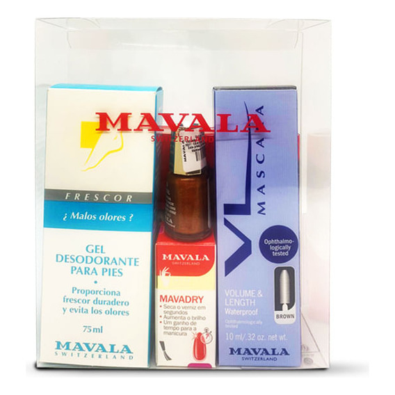 Kit Manicura Mavala Mascara+crema Pies+esmalte+mavandy+lima