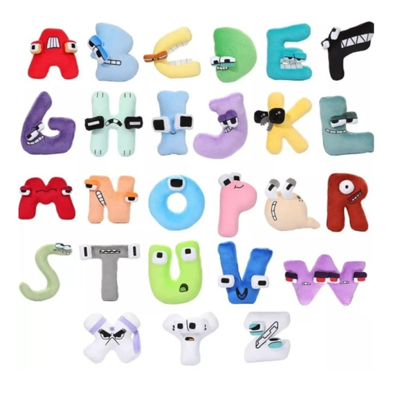 Peluches Alphabet Lore Por Unidad Calidad Premium Plush 25cm