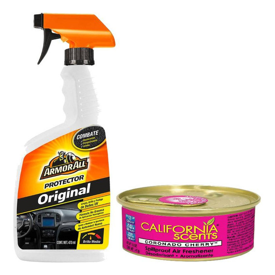 Combo Aromarizante Corcho + Protector De Coche Armor All