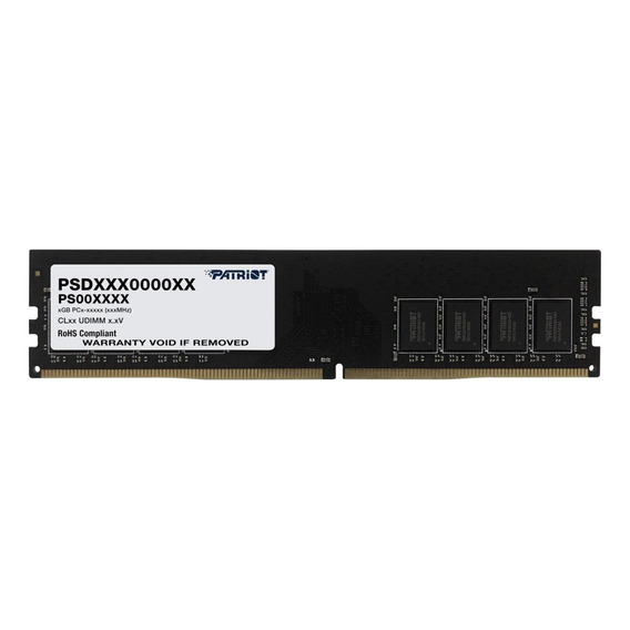 Memoria RAM Signature color negro 8GB 1 Patriot PSD48G320081