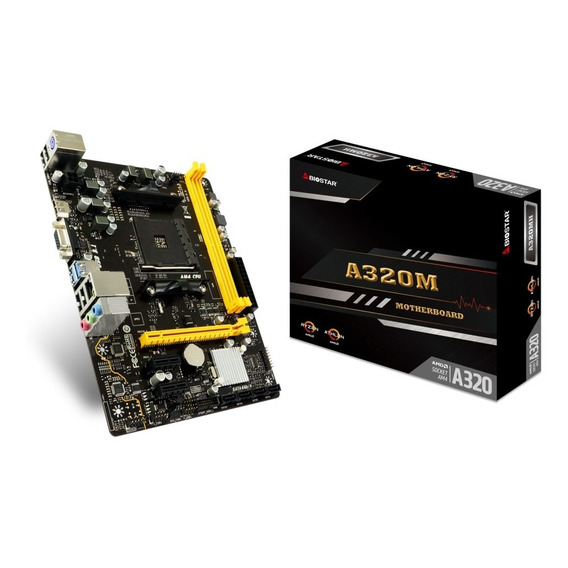 Tarjeta Madre Amd Am4 A320mh Socket Ddr4 Hdmi Micro Atx Usb