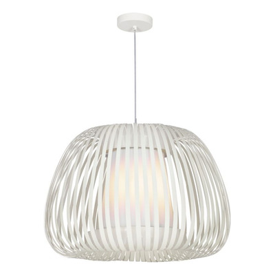 Colgante Tambor M Ø50cm 1xe27 Blanco