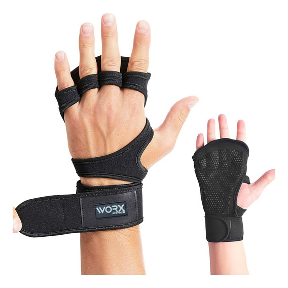 Guantes Con Muñequera Para Gimnasio Worx Pesas Gym Deporte