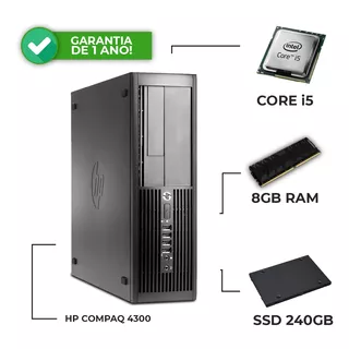 Computador Pc Hp 4300 Core I5 3,40 Ghz/ 8gb/ Ssd 240gb
