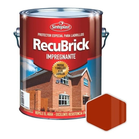 Recubrick Impregnante Ladrillos Sinteplast X 20 Lts Colores