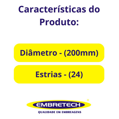 Kit Embreagem Fusca - Kombi - Brasilia - Variant 1500/1600