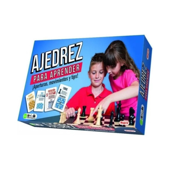 Juego De Mesa Ajedrez Para Aprender Nupro