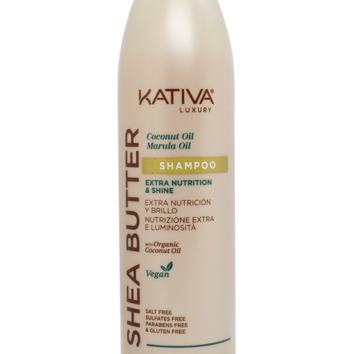  Kativa Shea Butter Shampoo Nutrición Y Brillo Coconut Vegano