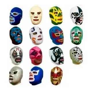 20 Mascaras Lucha Libre Batucada Fiesta Disfraz Boda Gaussin
