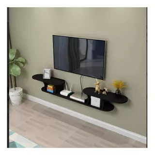 Marco Estantes Flotantes Moderno Minimalista Pared Tv 120 Cm