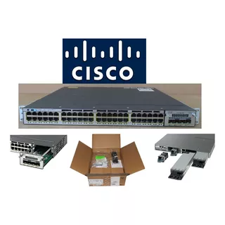 Switch Cisco Ws-c3750x  48 Puertos Poe Ethernet 1000