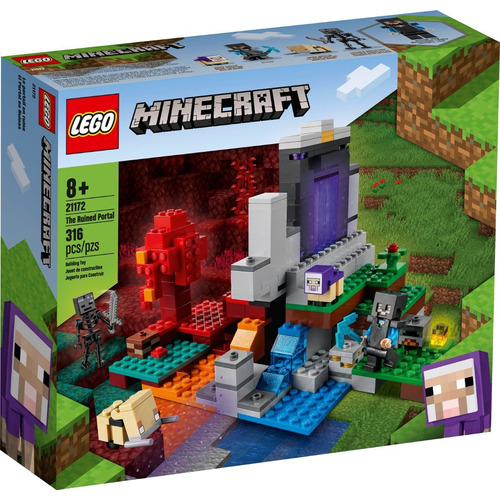 Lego® Minecraft - El Portal En Ruinas (21172) Cantidad de piezas 316