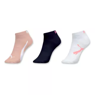 Kit Com 3 Pares De Meias Infantil Cano Curto Puma