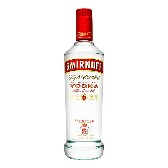 Vodka Smirnoff No.21 aroma suave 1 litro 40% de alcohol