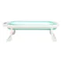 Bañito Plegable Con Termómetro Digital Y Colchón Baby Splash Color Verde Menta