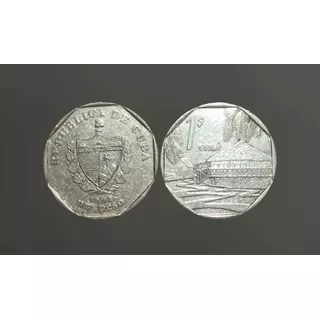 Moneda Cuba 1 Peso Año 1994