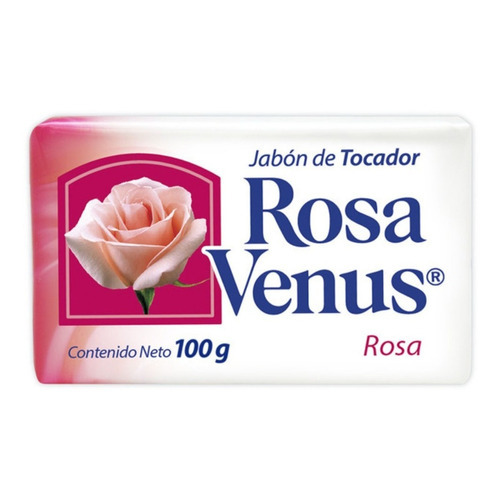 Jabón De Tocador Rosa Venus Rosa Caja 60 Pz De 100g