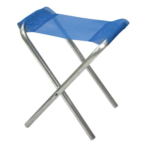 Banquito Banco Banqueta Silla Plegable Camping Pesca Playa Color Blanco