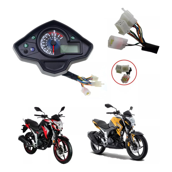 Tablero/velocimetro Para Moto 250z 250sz 250z Negra Nuevo