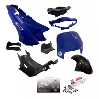 Kit Plasticos Motomel Blitz Tunning + Kit Tornillos + Calcos