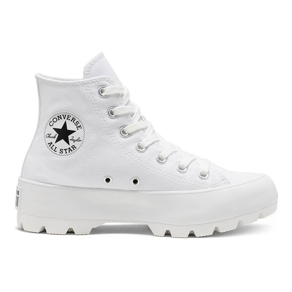 Tenis Converse Chuck Taylor Lugged Plataforma Blanca Mujer