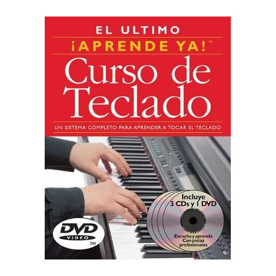 Libro: ¡aprende Ya! Curso De Teclado: Caja De 3 Dvd