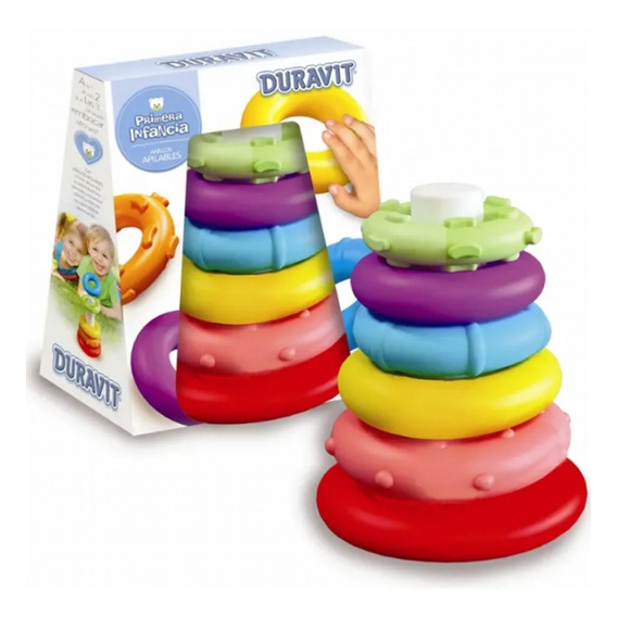 Juego De Encastre Duravit Torre De Anillos Apilables Bebe