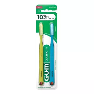 Cepillo De Dientes Gum 411 Classic Suave