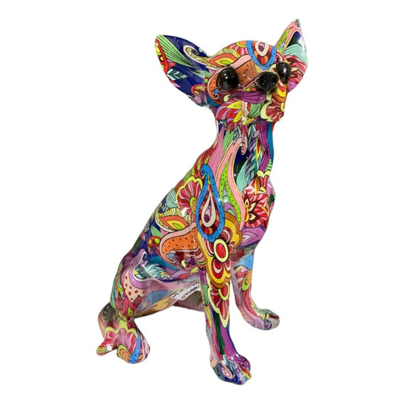 Figura Chihuahua Multicolor - S73887