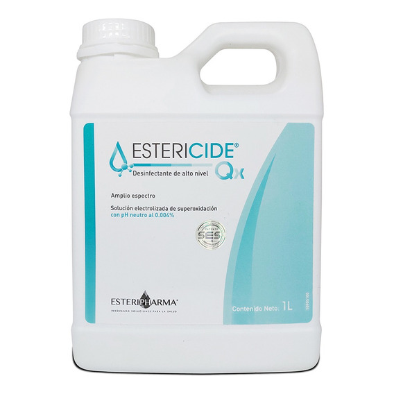 Estericide Qx Solución Desinfectante De 1l Limpiador Multisuperficies
