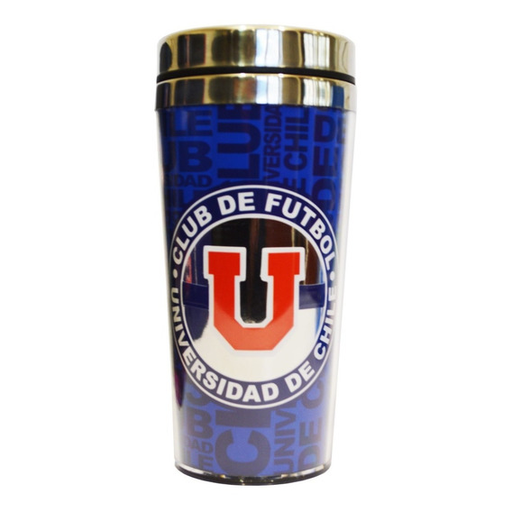 Mug Térmico U De Chile Producto Oficial Nuevo Original